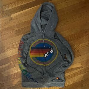 Gray Aviator Nation Hoodie
